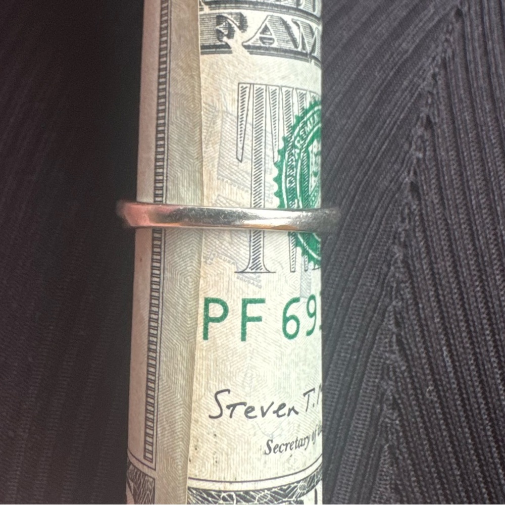 Sparkling White Gold Engagement Stack Ring - image 4